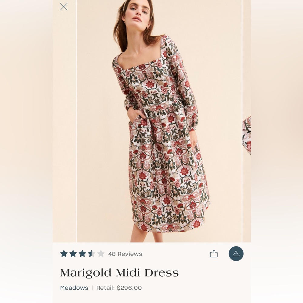 Meadows Marigold Midi Dress